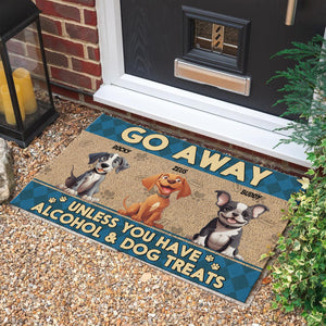 GeckoCustom Go Away Unless You Have Dog Treats Personalized Doormat Funny Gift For Dog Lovers CH07 895254