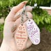 GeckoCustom Good Things Are Coming With Retro Inspired Motel Acrylic Keychain Personalized Gift TA29 889814
