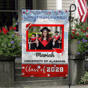 GeckoCustom Graduation Flag To Graduation Class Of 2025 HA75 891888 12"x18"