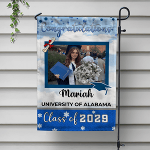 GeckoCustom Graduation Flag To Graduation Class Of 2025 HA75 891888 12"x18"