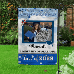 GeckoCustom Graduation Flag To Graduation Class Of 2025 HA75 891888 12"x18"