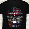 GeckoCustom Grows With Roots Latin America Flag Dark Shirt TH10 892007