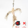 GeckoCustom Handfree Bird/Feather Cat Wand with Bell Powerful Suction Cup Interactive Toys for Cats Kitten Hunting Exercise Pet Products Replacement 08 Only