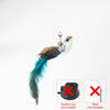 GeckoCustom Handfree Bird/Feather Cat Wand with Bell Powerful Suction Cup Interactive Toys for Cats Kitten Hunting Exercise Pet Products Replacement 01 Only