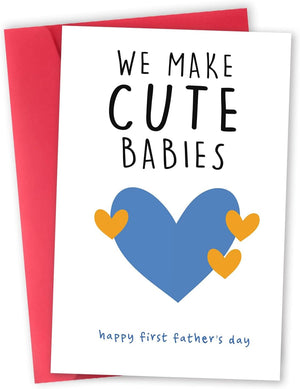 GeckoCustom Happy Father'S Day Card for Dog Dad, Funny Dog Dad Gifts for Men Him, Best Dog Dad Card, Gifts from Dog, Lovely Dog Dad Father'S Day Card from Son Daughter Cute Babies