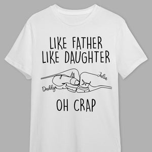 GeckoCustom Happy Father's Day Like Father Like Son Bright Shirt Personalized Gift T286 890442 Premium Tee (Favorite) / P Light Blue / S