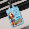 GeckoCustom I'm A Girl Who Loves Traveling For Travelers Luggage Tag Personalized Gift TA29 890282 Medium