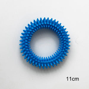GeckoCustom Interactive Training Ring Puller Resistant Flying Discs Bite Ring Toy For Dog B-11CM