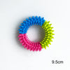 GeckoCustom Interactive Training Ring Puller Resistant Flying Discs Bite Ring Toy For Dog 9.5CM