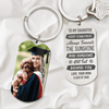 GeckoCustom Keep Your Face Always Towards The Sunshine Graduation Metal Keychain HN590