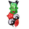 GeckoCustom Large Inflatable Ghost Tree Pumpkin Witch Balloons Halloween Spider Bat Mummy Balloon Scary Halloween Party Decoration Kids Toy mint green / Other