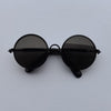 GeckoCustom Lovely Vintage Round Cat Sunglasses Reflection Eye wear glasses For Small Dog Cat Pet Photos Pet Products Props Accessories E / M