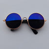GeckoCustom Lovely Vintage Round Cat Sunglasses Reflection Eye wear glasses For Small Dog Cat Pet Photos Pet Products Props Accessories B / M