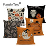 GeckoCustom Merry Halloween Trick or Treat Happy Halloween Demon Creative Festival Decor Home Adult Birthday Decoration Bed Cushion Cover