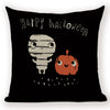 GeckoCustom Merry Halloween Trick or Treat Happy Halloween Demon Creative Festival Decor Home Adult Birthday Decoration Bed Cushion Cover L1692-3 / 45-45cm
