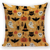 GeckoCustom Merry Halloween Trick or Treat Happy Halloween Demon Creative Festival Decor Home Adult Birthday Decoration Bed Cushion Cover