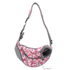 GeckoCustom Mesh Oxford Pet Outdoor Travel Pet Puppy Carrier Handbag Pouch Single Shoulder Bag Sling Mesh Comfort Travel Tote Shoulder Bag Light Grey / S