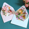 GeckoCustom New Romantic Flower 3D Pop-up Greeting Cards