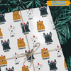 GeckoCustom Personalised Dog Christmas Wrapping Paper For Dog Lovers LM32 891963