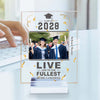 GeckoCustom Personalized Believe Success Achieve Graduation Acrylic Plaque and Stand 890349