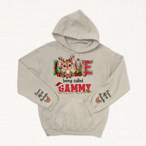 GeckoCustom Personalized Christmas Reindeer Grandma Sweatshirt HO82 893158