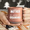 GeckoCustom Personalized Gift First Mom Now Grandma Engraved Pottery Mug HO82 891921