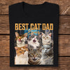 GeckoCustom Personalized Photo Retro Vintage Cat Portrait Shirt DA199 889683 Basic Tee / Black / S