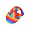 GeckoCustom Pet Baseball Caps Cute Dog Sun Hats Puppy Wear-resistant Peaked Cap Summer Outdoor Sun-proof Universal Solid Oxford Caps C-Iridescence / XS