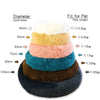 GeckoCustom Pet Dog Bed Comfortable Donut Cuddler Round Dog Kennel Ultra Soft Washable Dog and Cat Cushion Bed Winter Warm Sofa hot sell
