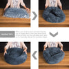 GeckoCustom Pet Dog Bed Comfortable Donut Cuddler Round Dog Kennel Ultra Soft Washable Dog and Cat Cushion Bed Winter Warm Sofa hot sell