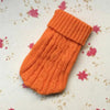 GeckoCustom Pet Dog Cat Clothing Winter Autumn Warm Cat Knitted Sweater Jumper Puppy Pug Coat Clothes Pullover Knitted Shirt Kitten Clothes Orange / XS / China