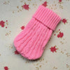 GeckoCustom Pet Dog Cat Clothing Winter Autumn Warm Cat Knitted Sweater Jumper Puppy Pug Coat Clothes Pullover Knitted Shirt Kitten Clothes Pink / XS / China