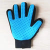 GeckoCustom Pet Hair Remover Massage Brush Grooming Glove Right baby blue