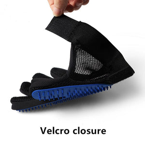 GeckoCustom Pet Hair Remover Massage Brush Grooming Glove