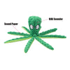 GeckoCustom Pet Plush Toy Cat Dog Voice Octopus Shell Puzzle Toy Bite Resistant Interactive Pet Dog Teeth Cleaning Chew Toy Pet Supplies