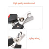 GeckoCustom Professional Pet Cat Dog Nail Clipper Cutter With Sickle Stainless Steel Grooming Scissors Clippers for Pet Claws Dog Supplies