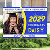 GeckoCustom Proud Family Of A Senior 2022 Personalized Yard Sign 891904