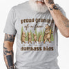 GeckoCustom Proud Grandpa Of A Few Dumbass Kids Bear Family Shirt TA29 888275