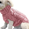 GeckoCustom Puppy Dog Sweaters for Small Medium Dogs Cats Clothes Winter Warm Pet Turtleneck Chihuahua Vest Soft Yorkie Coat Teddy Jacket