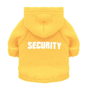 GeckoCustom Security Cat Clothes Pet Cat Coats Jacket Hoodies For Cats Outfit Warm Pet Clothing Rabbit Animals Pet Costume For Small Dogs Yellow / XS