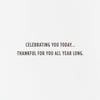 GeckoCustom Signature Father'S Day Card (Cork Lettering, Thankful for You) (799FFW9652)