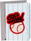 GeckoCustom Signature Peanuts Fathers Day Card (Snoopy and Woodstock Canoeing) (799FFW2007) Dad, Baseball
