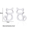 GeckoCustom Soft clay cute animal bite earrings studs - Fun Gift Idea C