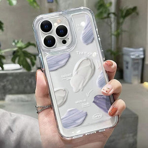 GeckoCustom Soft Clear Phone Case For iPhone 11 Case iPhone 13 14 Pro Max 12 13 Pro Max XR XS X 14 8 7 Plus SE 2022 Butterfly Flower Cover