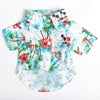 GeckoCustom Summer Dog Clothes Cool Beach Hawaiian Style Dog Cat Shirt Short Sleeve Coconut Tree Printing 2023 New Fashion Gift For Pet Light Green / S
