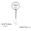 GeckoCustom Teamer Funny Fuxk You Middle Finger Stickman Keychain 2023 Cute Trend School Bag Car Key Pendant Couple New Trinket Gift Keyring Rabbit-S