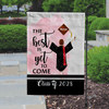 GeckoCustom The Best Is Yet To Come Garden Flag Class of - Girl Version, Senior Gift, Graduation Day HN590 HA75 891882