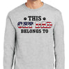 GeckoCustom This Dad Belongs To Cat Shirt TA29 889493