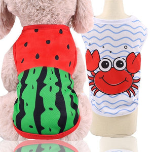 GeckoCustom Vest pet spring and summer vest teddy bear beautiful dog clothes cat clothes Vest mesh breathable pet clothes puppy clothes