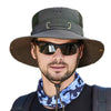 GeckoCustom W22 Fisherman Hat Men and Women Mesh Holes Breathable Outdoor Fishing Mountaineering Sun Hat Casual Summer New Style